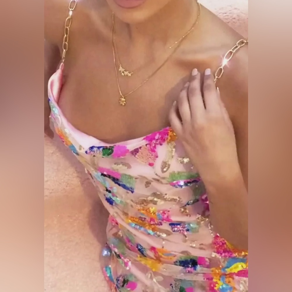 Gabby Sparkly Party Summer Dress - Picture 4 of 13